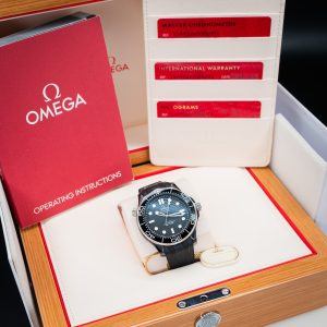 Omega Seamaster Diver 300M Black Ceramic Dial Titanium 43.5