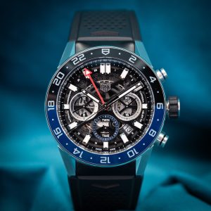 Tag Heuer Carrera 02 Skeleton Dial "Batman" 45mm - CBG2A1Z