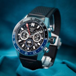 Tag Heuer Carrera 02 Skeleton Dial “Batman” 45mm – CBG2A1Z