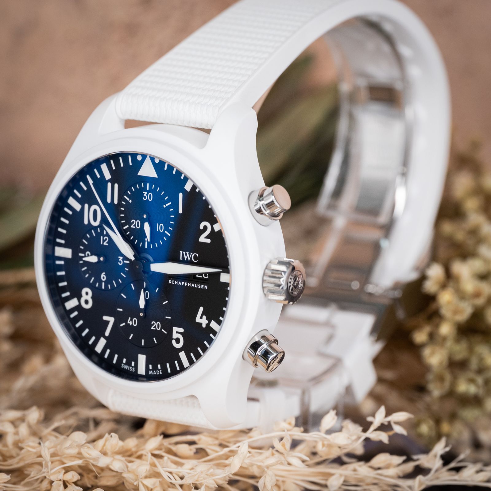 IWC Pilot Top Gun "Lake Tahoe" White Ceramic 44MM - IW389105 - Image 3