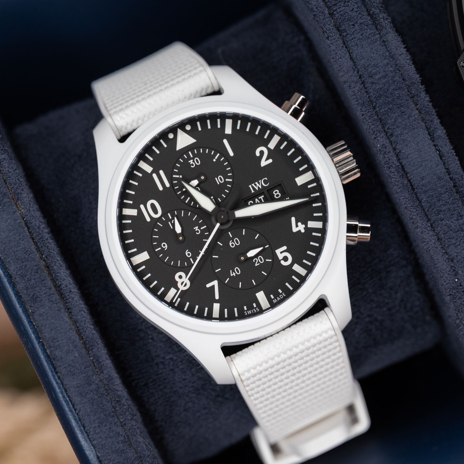 IWC Pilot Top Gun "Lake Tahoe" White Ceramic 44MM - IW389105 - Image 9