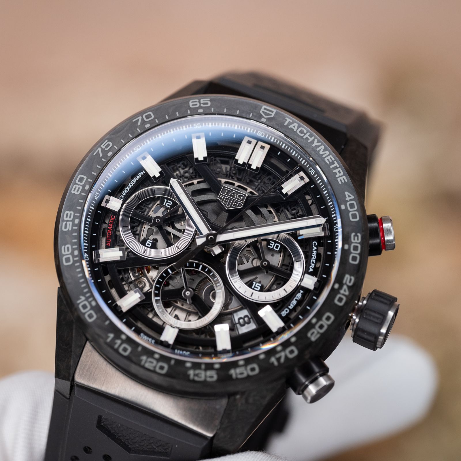 Tag Heuer Carrera 02 Skeleton Dial Carbon 43mm - CBG2016.FT6143 - Image 7