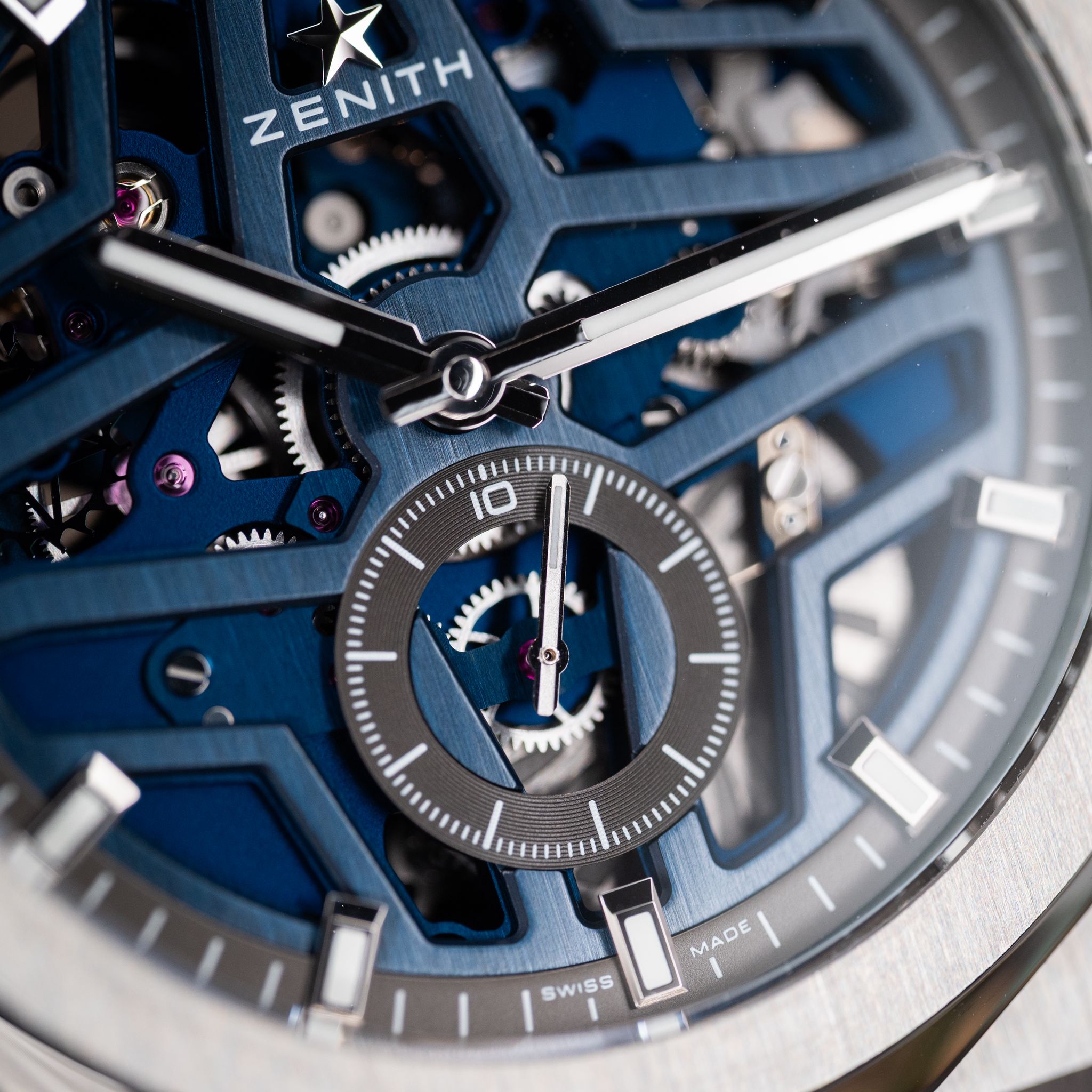 Zenith Defy Skyline Blue Skeleton Dial El Primero 3620 Automatic 41mm - Image 5