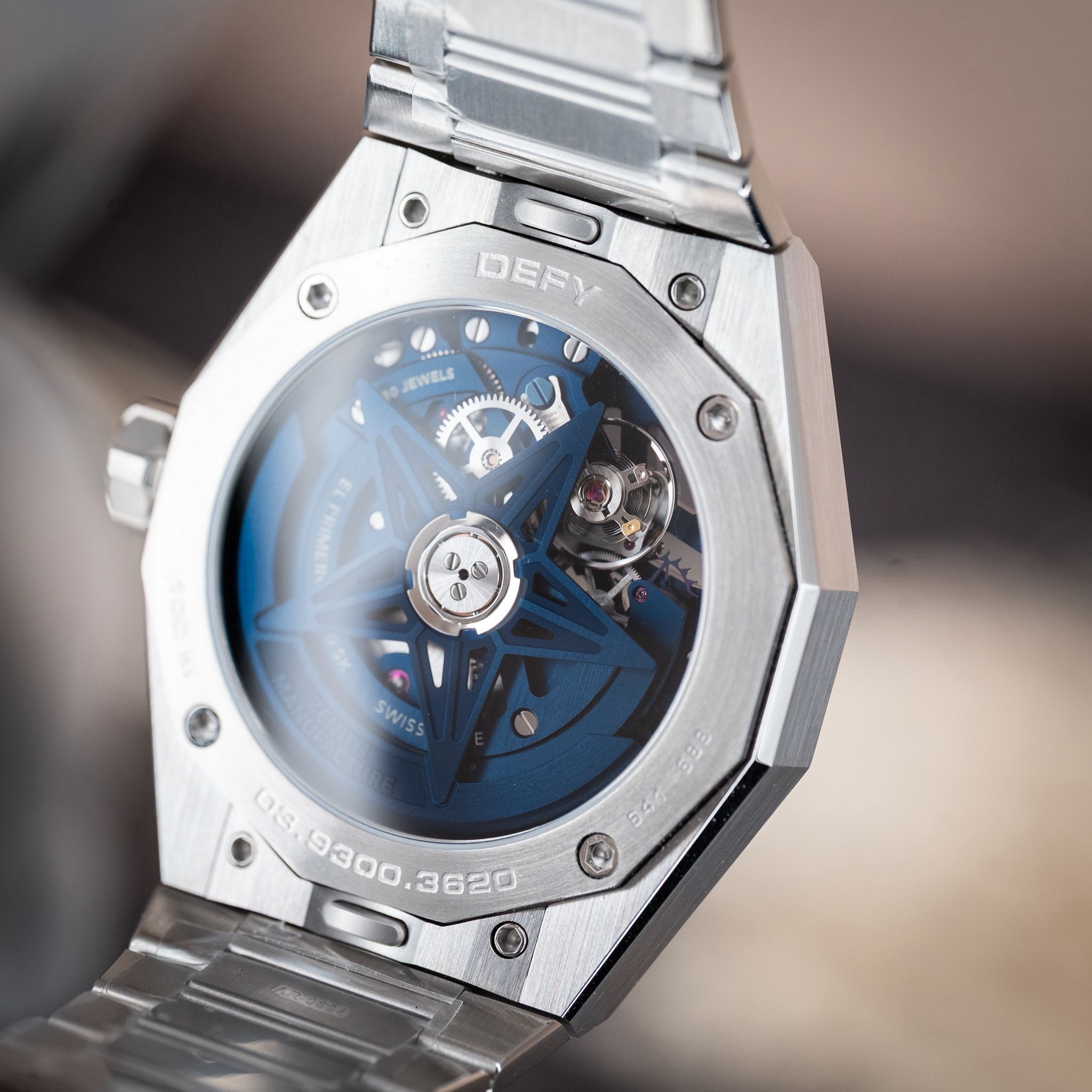 Zenith Defy Skyline Blue Skeleton Dial El Primero 3620 Automatic 41mm - Image 15