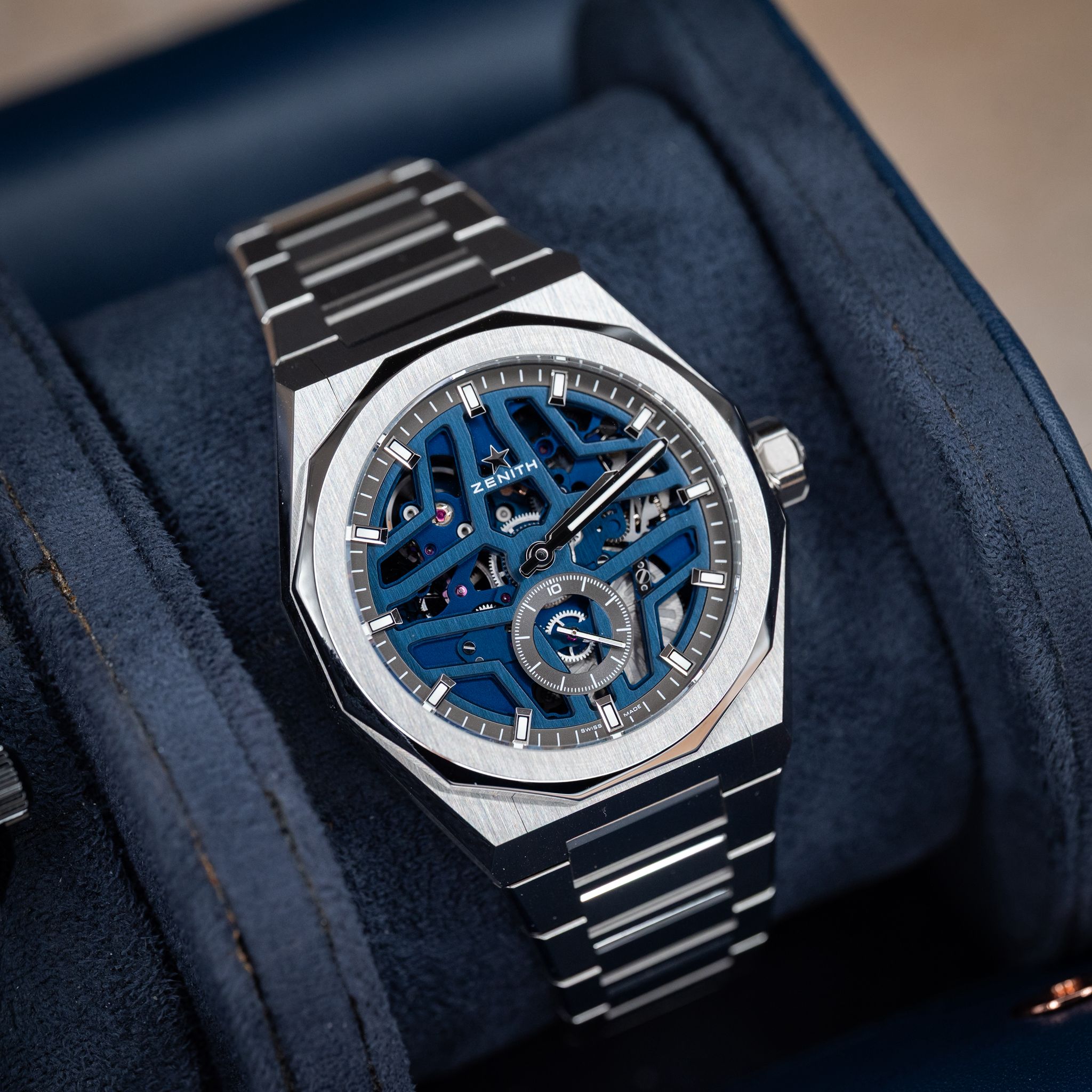 Zenith Defy Skyline Blue Skeleton Dial El Primero 3620 Automatic 41mm - Image 14