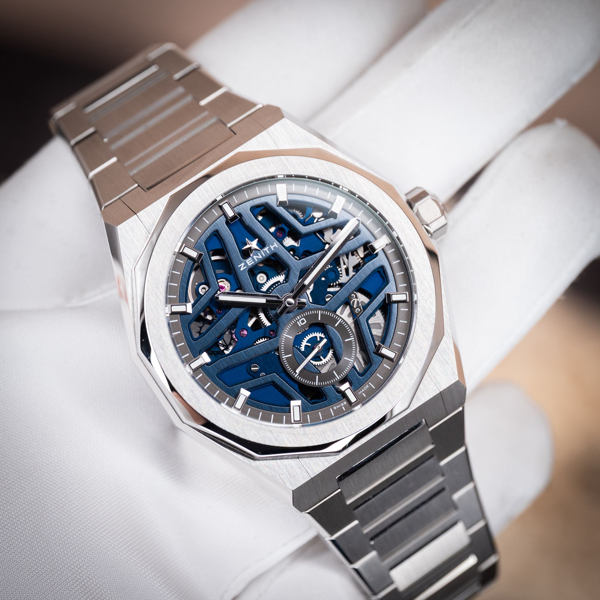 Zenith Defy Skyline Blue Skeleton Dial El Primero 3620 Automatic 41mm - Image 8