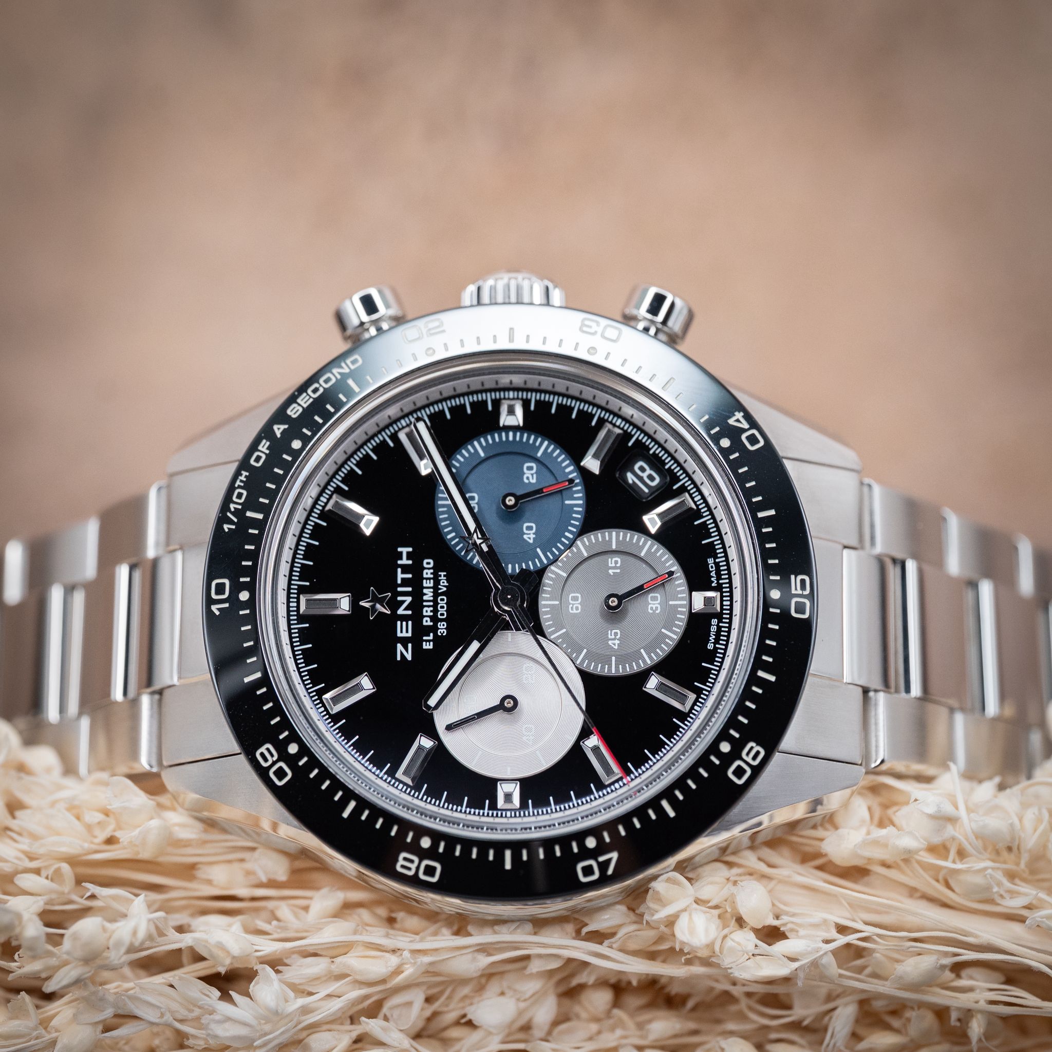 Zenith Chronomaster Sport Black Dial El Primero 3600 Bracelet - 03.3100.3600/21.M3100