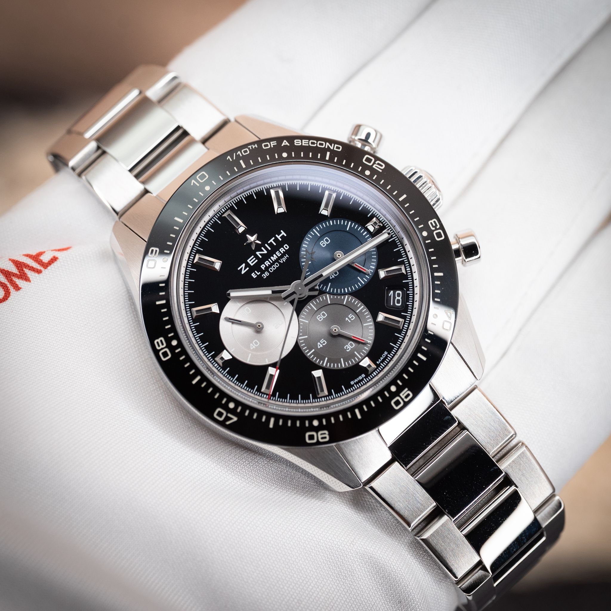 Zenith Chronomaster Sport Black Dial El Primero 3600 Bracelet - 03.3100.3600/21.M3100 - Image 7
