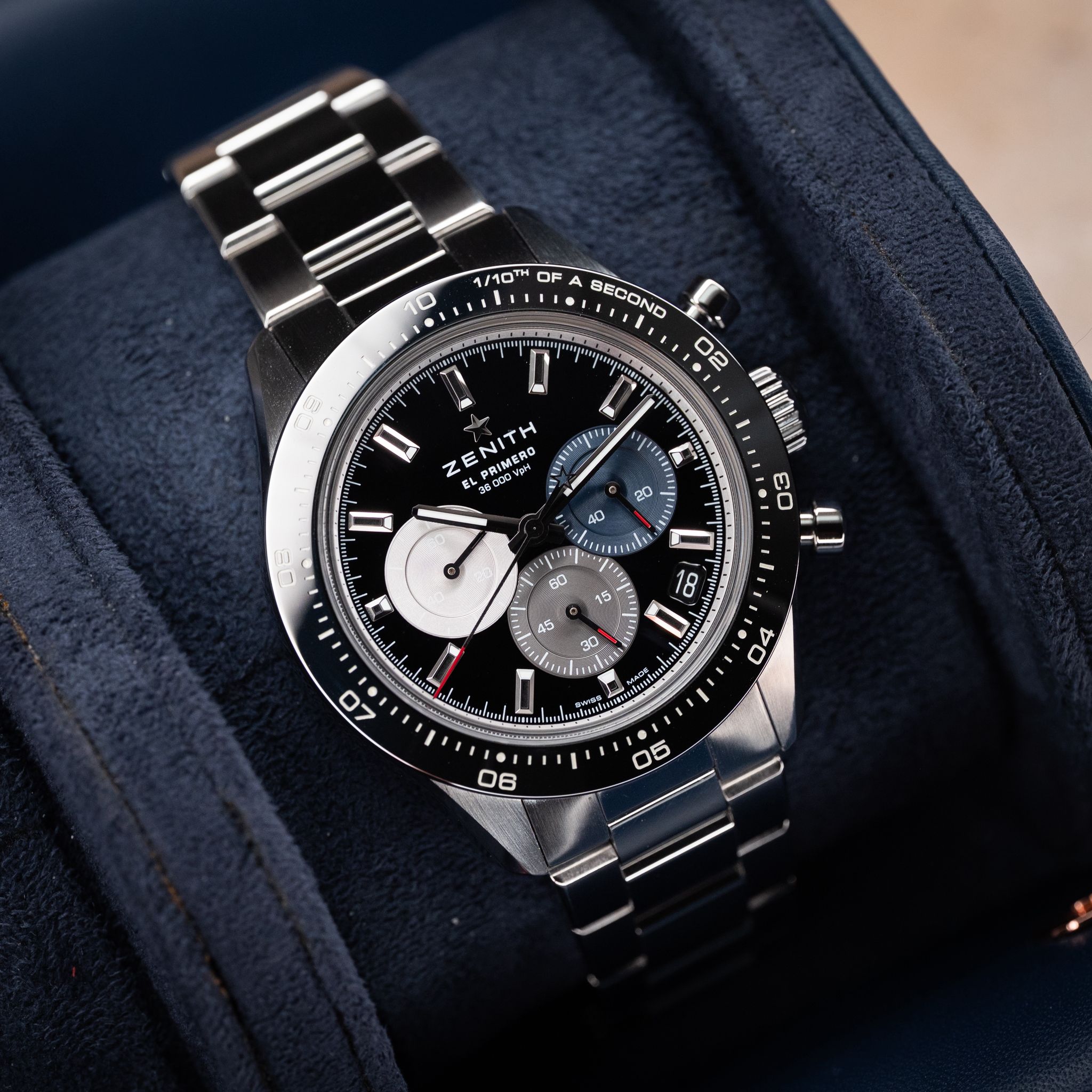 Zenith Chronomaster Sport Black Dial El Primero 3600 Bracelet - 03.3100.3600/21.M3100 - Image 12
