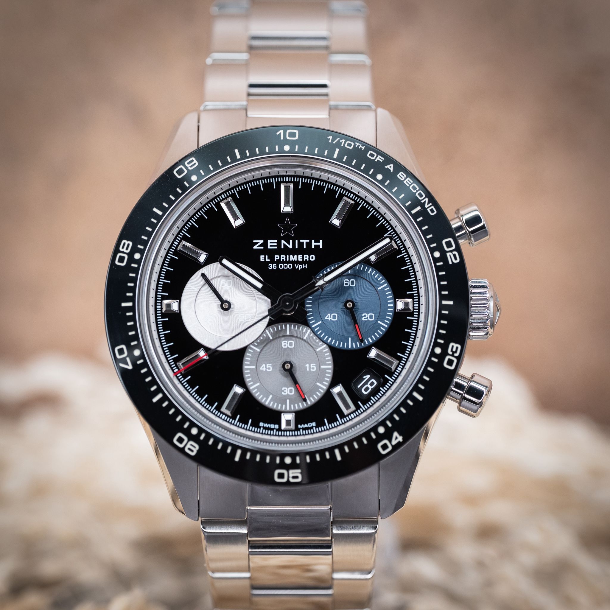 Zenith Chronomaster Sport Black Dial El Primero 3600 Bracelet - 03.3100.3600/21.M3100 - Image 17
