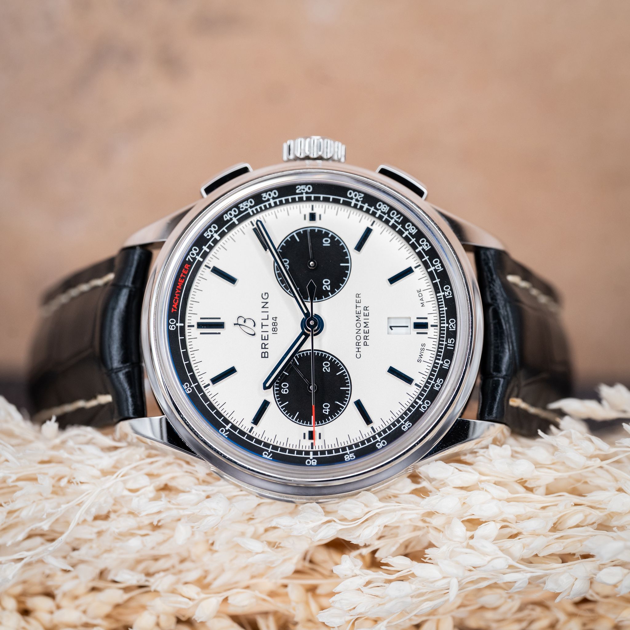 Breitling B01 Premier Panda Chronograph - AB0118221G1P1