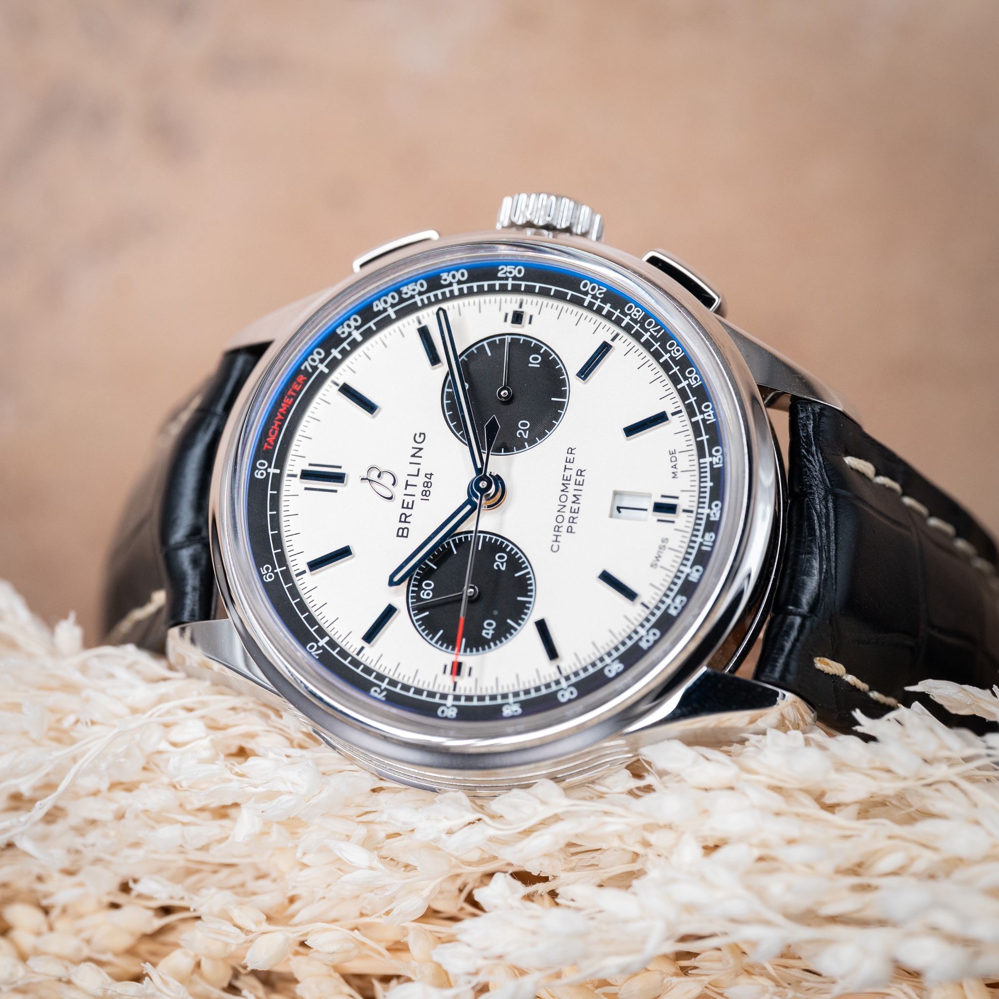 Breitling B01 Premier Panda Chronograph - AB0118221G1P1 - Image 8