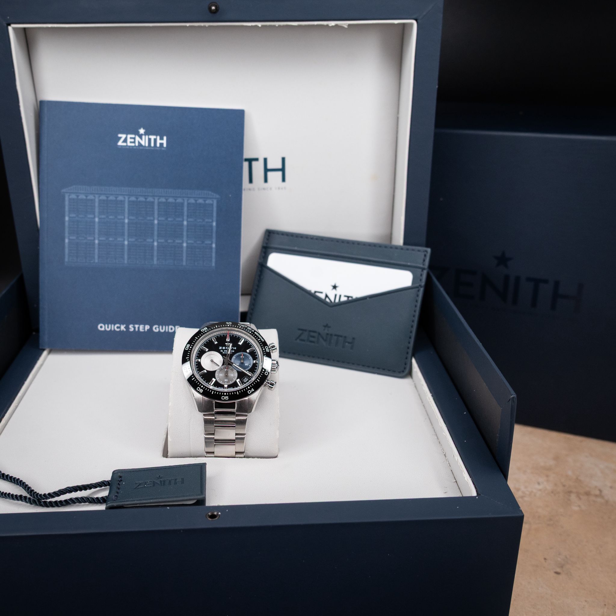 Zenith Chronomaster Sport Black Dial El Primero 3600 Bracelet - 03.3100.3600/21.M3100 - Image 2