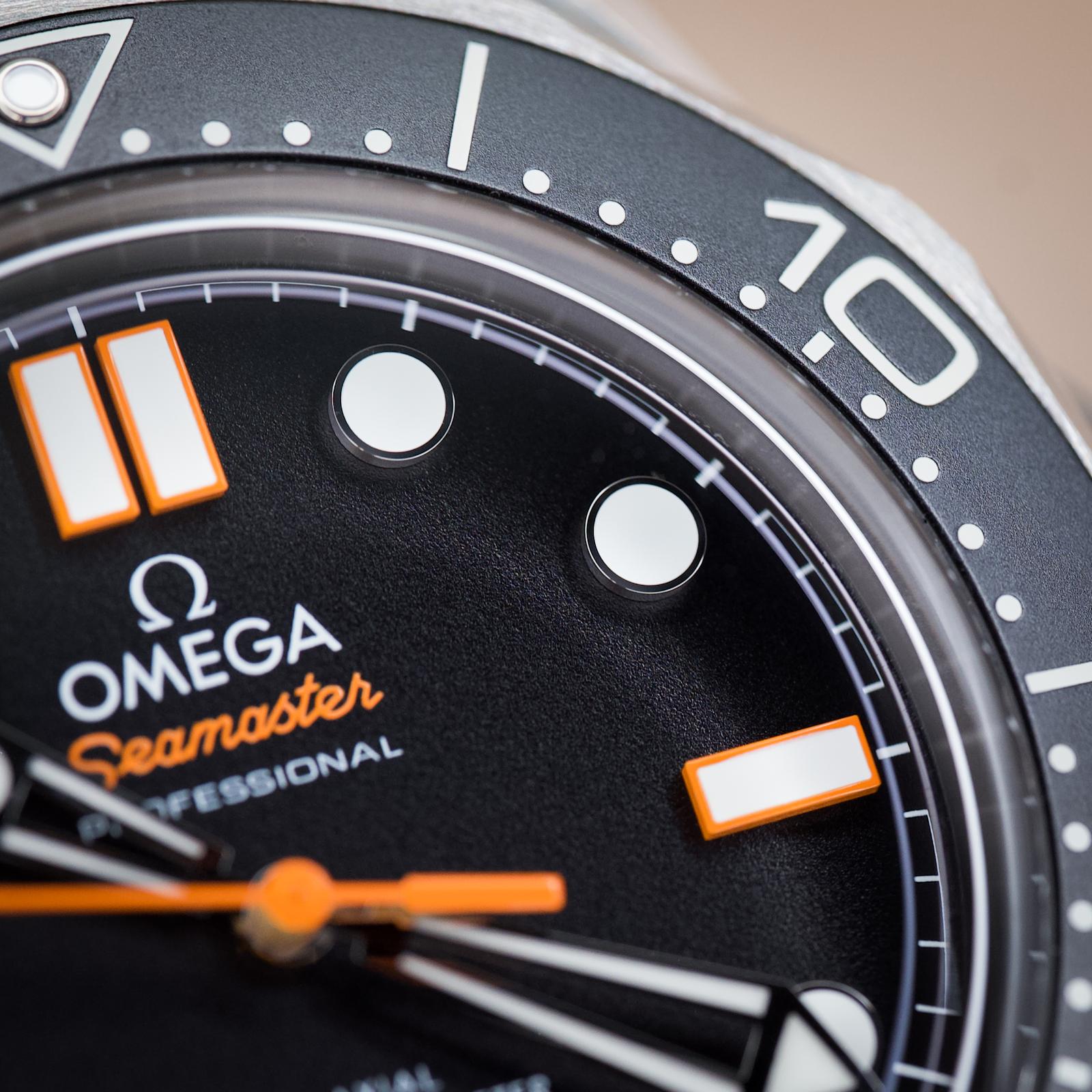 Omega Seamaster Diver 300M Black Dial Orange Hands Mesh Bracelet 42mm - 210.30.42.20.01.018 - Image 5